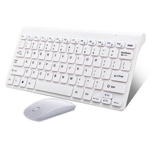 Load image into Gallery viewer, Simple ultra-slim black mini wireless keyboard and mouse